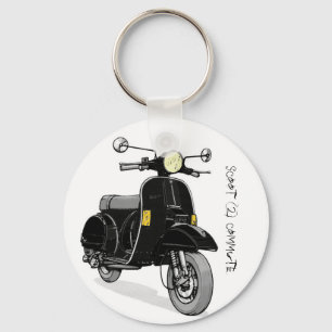 Scoot-2-Pendelverkehr Schlüsselanhänger