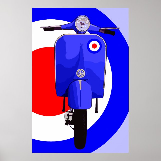 Scooter Art 3 Großes Print Poster (Vorne)