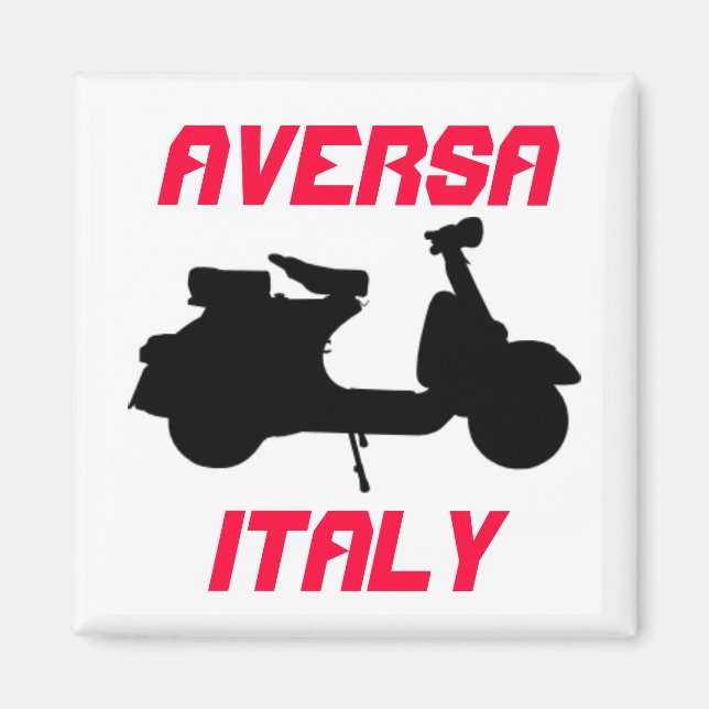 Scooter, Aversa, Italien Magnet (Vorne)