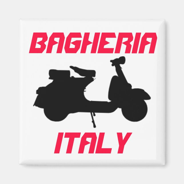 Scooter, Bagheria, Italien Magnet (Vorne)