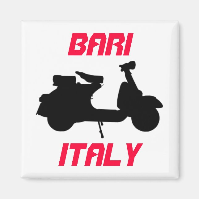 Scooter, Bari, Italien Magnet (Vorne)