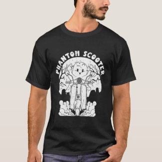 Scooter Bike Ghost - Moped Motorbike Scooter Hallo T-Shirt