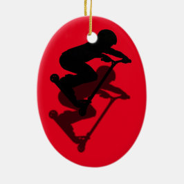 Scooter Boy - Stunt Scooter 5 Keramik Ornament