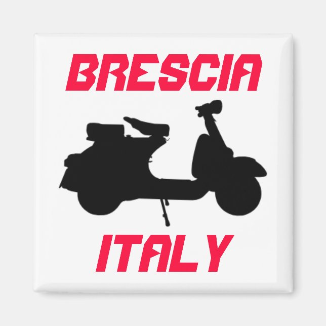 Scooter, Brescia, Italien Magnet (Vorne)