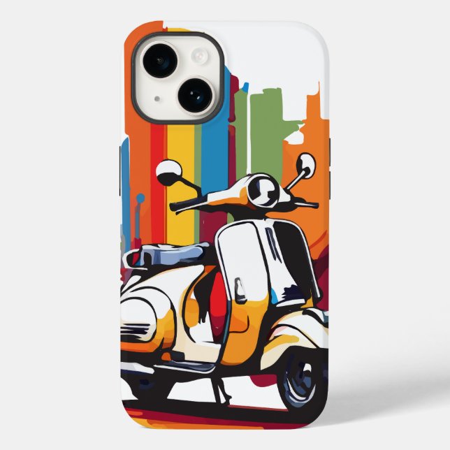 Scooter Case-Mate iPhone 14 Hülle (Rückseite)