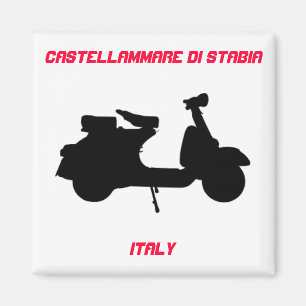 Scooter, Castellammare di Stabia, Italien Magnet