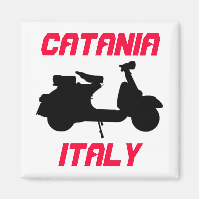 Scooter, Catania, Italien Magnet (Vorne)