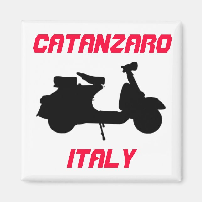Scooter, Catanzaro, Italien Magnet (Vorne)