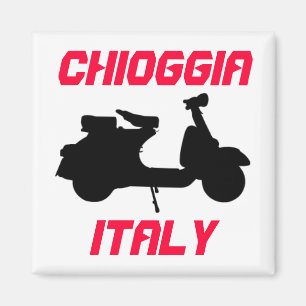 Scooter, Chioggia, Italien Magnet