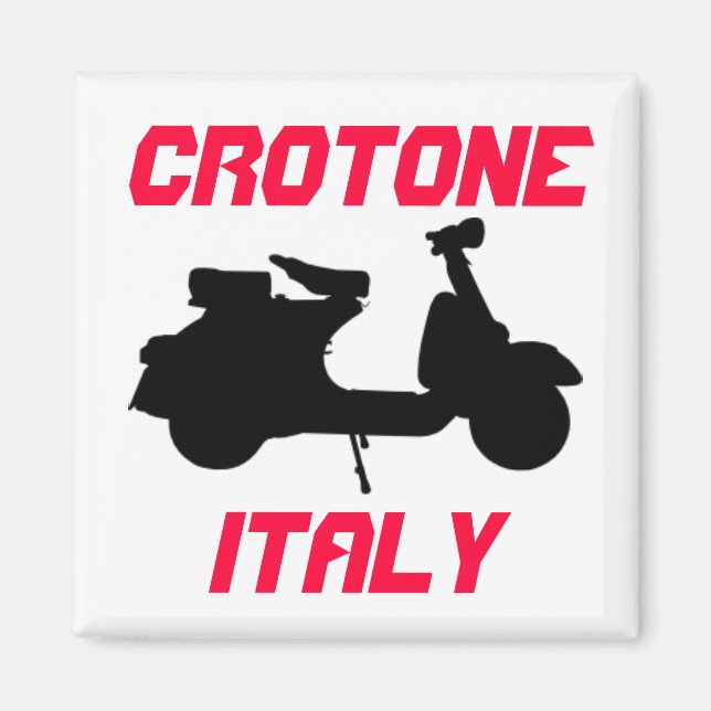 Scooter, Crotone, Italien Magnet (Vorne)