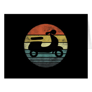 Scooter Driver Gift Funny Retro Classic Motorrad