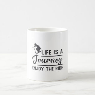 Scooter Driver Life ist eine Reise Escooter Funny Kaffeetasse