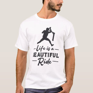 Scooter-Fahrer-Leben ist eine schöne Fahrt Retro T-Shirt