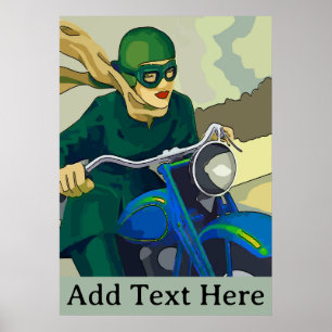 Scooter Girl, ajouter le texte Poster