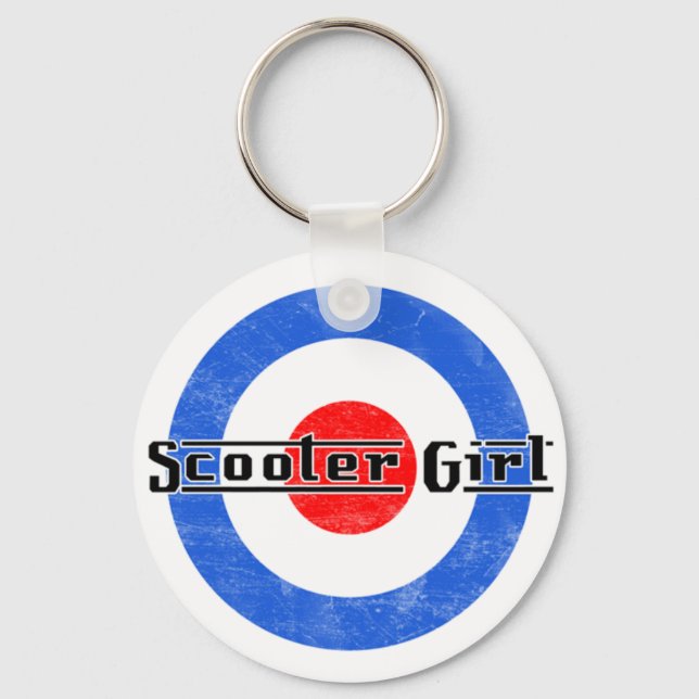 Scooter Girl Lambretta Schlüsselanhänger (Vorderseite)