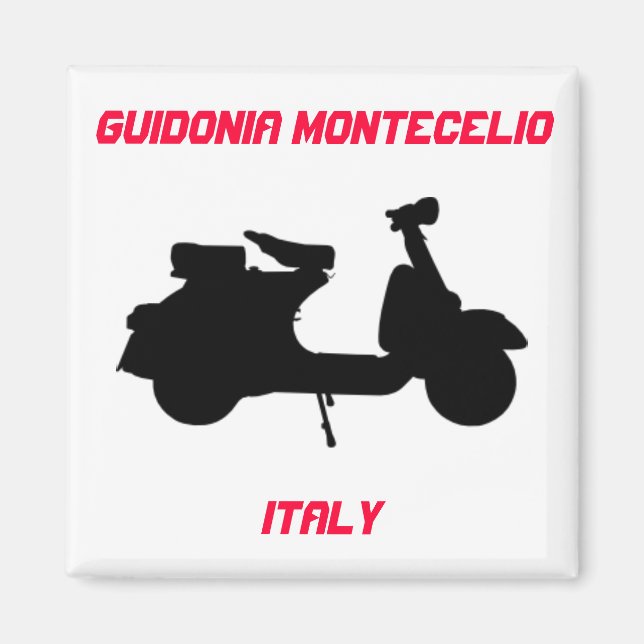 Scooter, Guidonia Montecelio, Italien Magnet (Vorne)