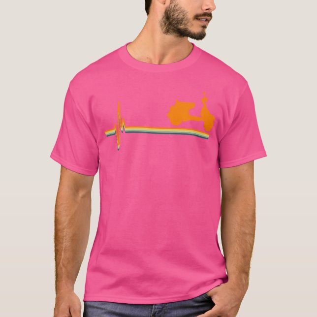 Scooter Heartbeat Throwback T-Shirt (Vorderseite)
