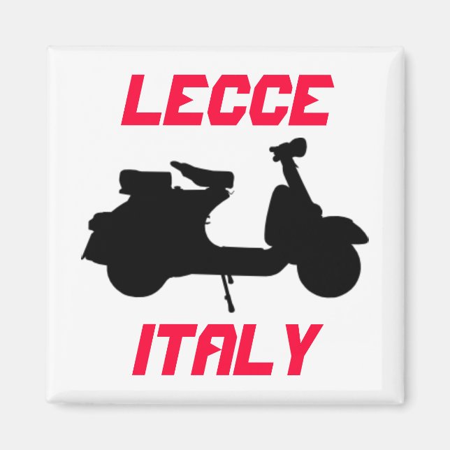 Scooter, Lecce, Italien Magnet (Vorne)