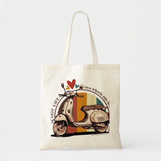 Scooter Life Tote Bag Tragetasche (Vorne)
