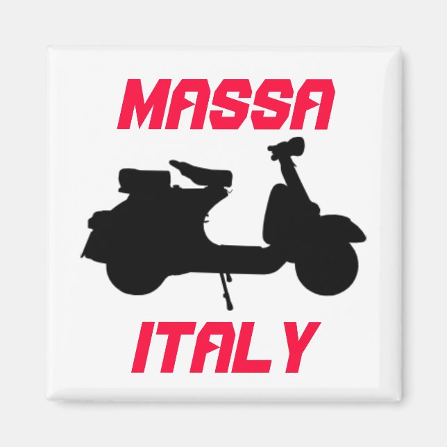Scooter, Massa, Italien Magnet (Vorne)