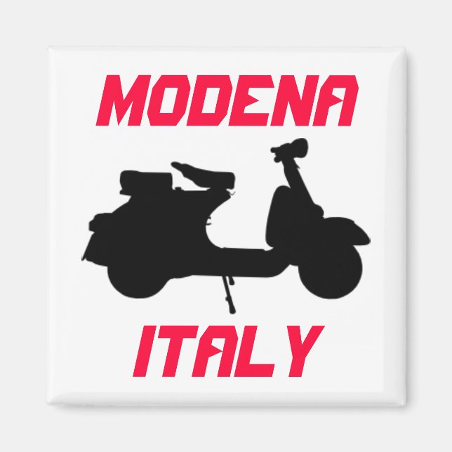 Scooter, Modena, Italien Magnet (Vorne)