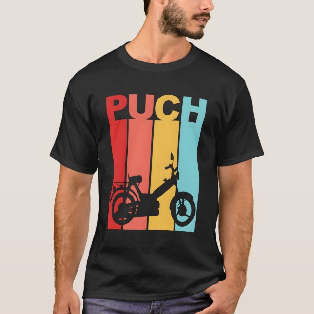 Scooter Moped Puch Maxi Scooter T-Shirt (Vorderseite)