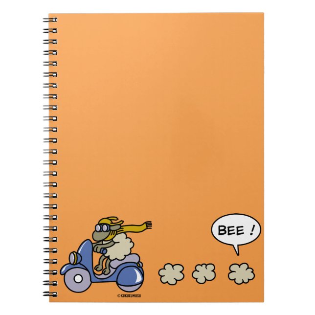 Scooter Notizblock (Vorderseite)