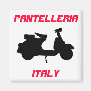 Scooter, Pantelleria, Italien Magnet