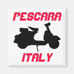 Scooter, Pescara, Italien Magnet