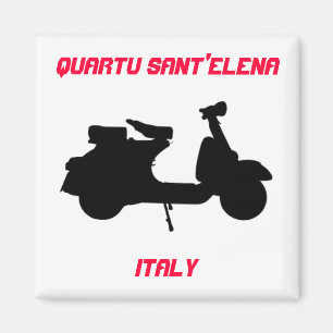 Scooter, Quartu Sant'Elena, Italien Magnet