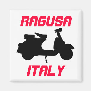 Scooter, Ragusa, Italien Magnet