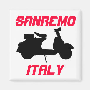 Scooter, Sanremo, Italien Magnet