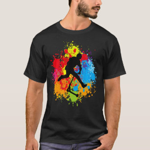 Scooter-Stack-T-Shirt für Jungs Kinder Jugend T-Shirt