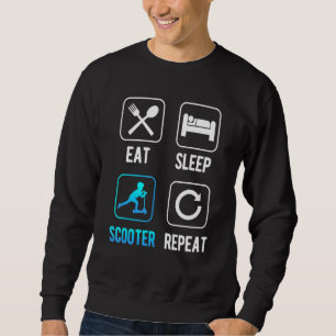 Scooter und E-Scooter für Push und Kick oder s Sweatshirt