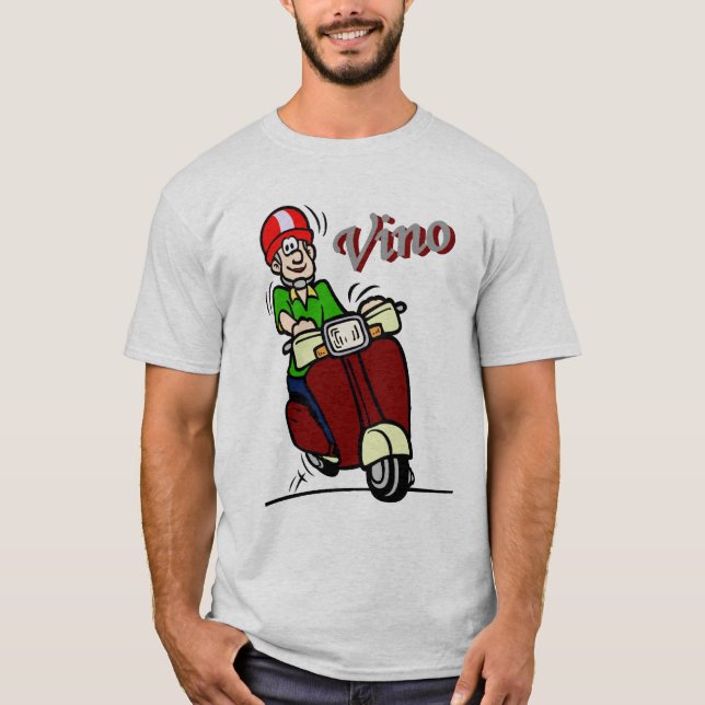 Scooter Vino T-Shirt (Vorderseite)