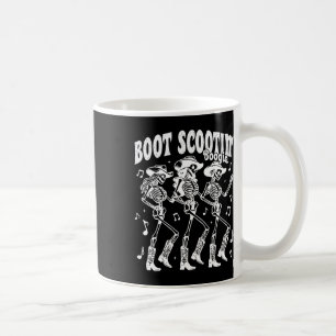 Scootin' Boogie Retro Western Skelettanzkühe Kaffeetasse