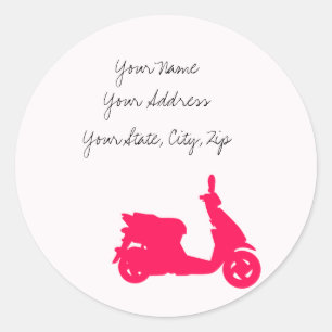 Scooty Runder Aufkleber