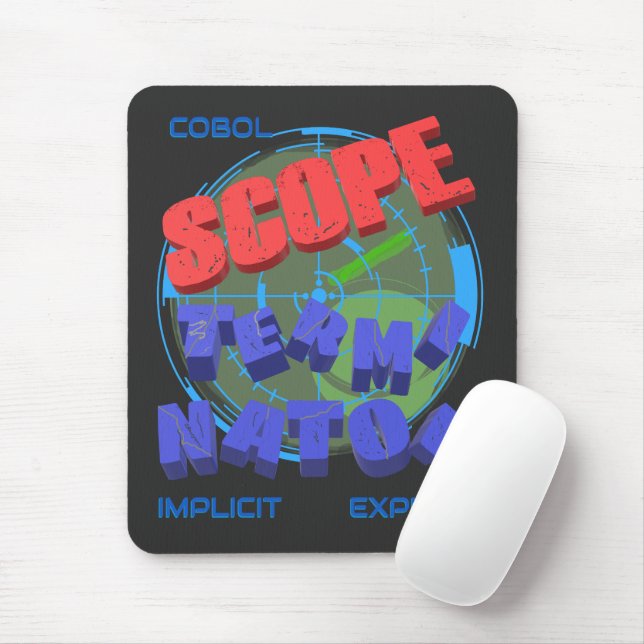 Scope Terminators in Cobol Programming Mousepad (Mit Mouse)