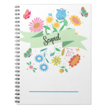 Scopin Spring Floral Notebook