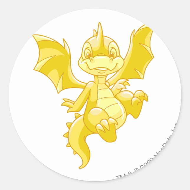 Scorchio Gold Runder Aufkleber (Vorderseite)