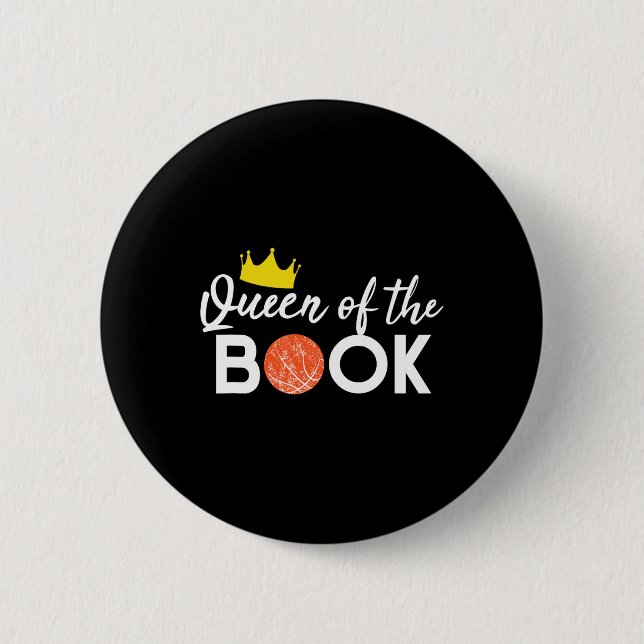 Scorekeeper Sketll Team Scorebook Queen  Button (Vorderseite)