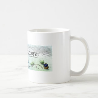 Scorfel-Becher - blauer Drachen Kaffeetasse