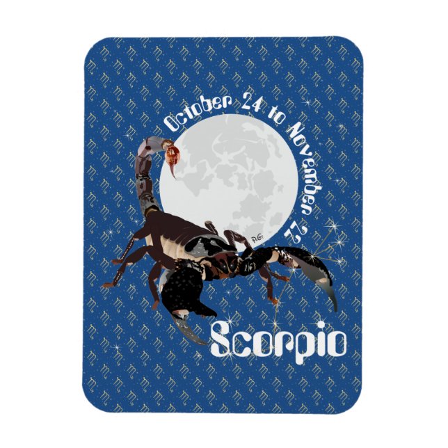 Scorpio 24. bis 22. November Premium Flexi Magnet (Vertikal)