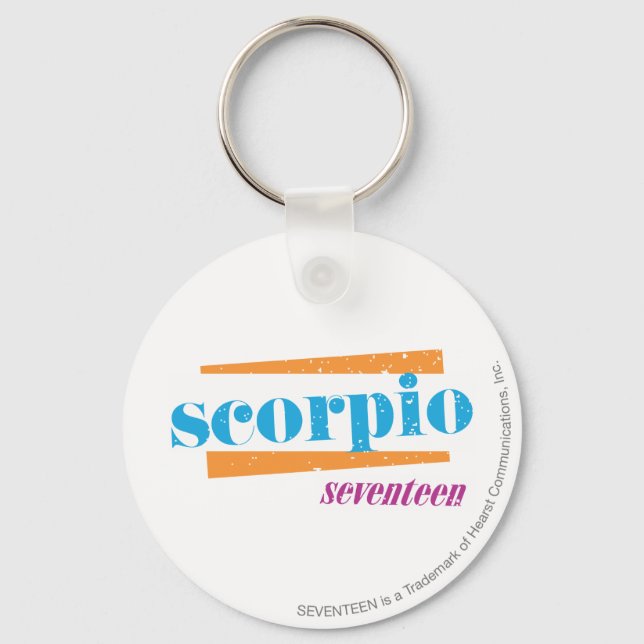 Scorpio Aqua Schlüsselanhänger (Vorderseite)