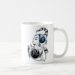 Scorpio Art Deco Lady Kaffeetasse