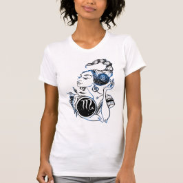 Scorpio Art Deco Lady T-Shirt