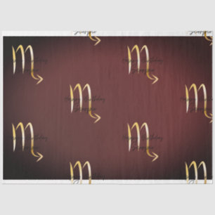 Scorpio Birthday Color Wrap Seidenpapier