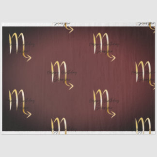 Scorpio Birthday Color Wrap Seidenpapier