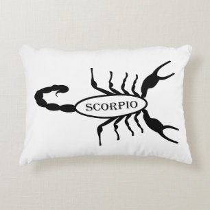 Scorpio Black Scorpion Star Sign Dekokissen