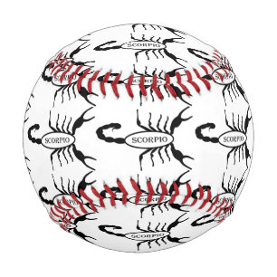 Scorpio Black Scorpion Star Sign Gemustert Baseball